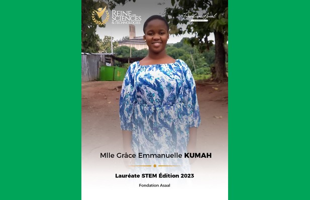 Message de Mlle KUMAH Grâce Emmanuelle, lauréate de l’édition 2023