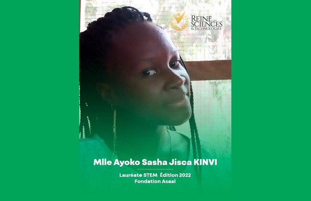 Message de Mlle KINVI Ayoko Sasha Jisca, lauréate de l’édition 2022