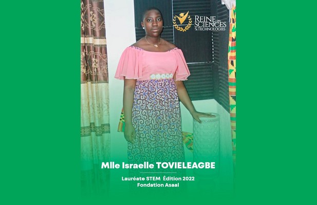 Message de Mlle TOVIELEAGBE Israelle, lauréate de l’édition 2022